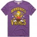 Unisex Minnesota Vikings Homage x The Simpsons Purple Tri-Blend T-Shirt