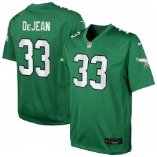 Подростковая  игровая джерси Philadelphia Eagles Cooper DeJean Nike Kelly Green Alternate Game