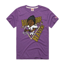 Футболка Unisex Baltimore Ravens Lamar Jackson Homage Purple Caricature Graphic Tri-Blend Футболка Unisex Baltimore Ravens Lamar Jackson Homage Purple Caricature Graphic Tri-Blend
