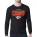 Kansas City Chiefs Starter Black Team Track Graphic Long Sleeve T-Shirt Kansas City Chiefs Starter Black Team Track Graphic Long Sleeve T-Shirt