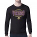 Minnesota Vikings Starter Black Team Track Graphic Long Sleeve T-Shirt