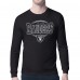Las Vegas Raiders Starter Black Team Track Graphic Long Sleeve T-Shirt