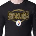 Pittsburgh Steelers Starter Black Team Track Graphic Long Sleeve T-Shirt