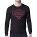 Arizona Cardinals Starter Black Team Track Graphic Long Sleeve T-Shirt