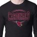 Arizona Cardinals Starter Black Team Track Graphic Long Sleeve T-Shirt
