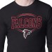 Футболка с длинным рукавом Atlanta Falcons Starter Black Team Track Graphic