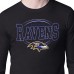 Футболка с длинным рукавом Baltimore Ravens Starter Black Team Track Graphic