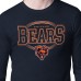 Футболка с длинным рукавом Chicago Bears Starter Navy Team Track Graphic