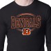 Cincinnati Bengals Starter Black Team Track Graphic Long Sleeve T-Shirt