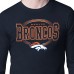 Футболка с длинным рукавом Denver Broncos Starter Navy Team Track Graphic