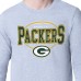 Футболка с длинным рукавом Green Bay Packers Starter Heather Gray Team Track Graphic