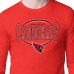 Arizona Cardinals Starter Cardinal Team Track Graphic Long Sleeve T-Shirt