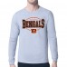 Cincinnati Bengals Starter Heather Gray Team Track Graphic Long Sleeve T-Shirt Cincinnati Bengals Starter Heather Gray Team Track Graphic Long Sleeve T-Shirt