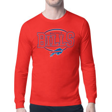 Футболка с длинным рукавом Buffalo Bills Starter Red Team Track Graphic