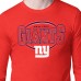 New York Giants Starter Red Team Track Graphic Long Sleeve T-Shirt