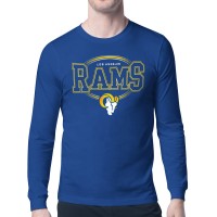 Los Angeles Rams Starter Team Track Graphic Long Sleeve T-Shirt - Royal