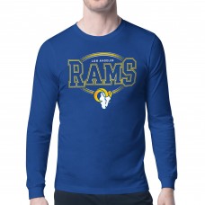 Los Angeles Rams Starter Team Track Graphic Long Sleeve T-Shirt - Royal