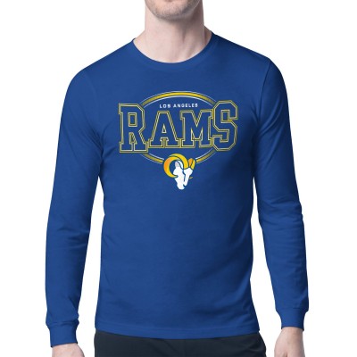 Los Angeles Rams Starter Team Track Graphic Long Sleeve T-Shirt - Royal