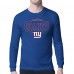 New York Giants Starter Royal Team Track Graphic Long Sleeve T-Shirt