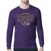 Футболка с длинным рукавом Baltimore Ravens Starter Purple Team Track Graphic