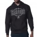 Las Vegas Raiders Starter Black Team Track Graphic Pullover Hoodie