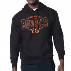 Cincinnati Bengals Starter Black Team Track Graphic Pullover Hoodie