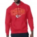 Kansas City Chiefs Starter Red Team Track Graphic Pullover Hoodie