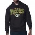 Толстовка Green Bay Packers Starter Black Team Track Graphic