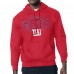 New York Giants Starter Red Team Track Graphic Pullover Hoodie
