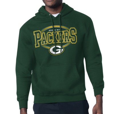 Толстовка Green Bay Packers Starter Green Team Track Graphic