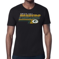 Футболка Green Bay Packers Starter Black Logo Push Graphic