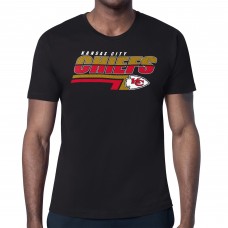 Kansas City Chiefs Starter Black Logo Push Graphic T-Shirt