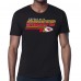 Kansas City Chiefs Starter Black Logo Push Graphic T-Shirt