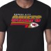 Kansas City Chiefs Starter Black Logo Push Graphic T-Shirt