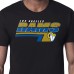 Los Angeles Rams Starter Logo Push Graphic T-Shirt - Black