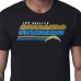 Los Angeles Chargers Starter Black Logo Push Graphic T-Shirt