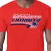 New England Patriots Starter Red Logo Push Graphic T-Shirt
