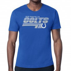 Indianapolis Colts Starter Royal Logo Push Graphic T-Shirt