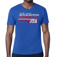 New York Giants Starter Royal Logo Push Graphic T-Shirt