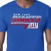 New York Giants Starter Royal Logo Push Graphic T-Shirt
