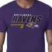 Футболка Baltimore Ravens Starter Purple Logo Push Graphic