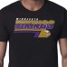 Minnesota Vikings Starter Black Logo Push Graphic T-Shirt