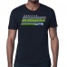 Seattle Seahawks Starter College Navy Logo Push Graphic T-Shirt