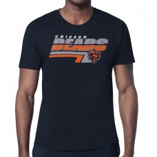 Футболка Chicago Bears Starter Navy Logo Push Graphic