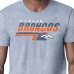 Футболка Denver Broncos Starter Heather Gray Logo Push Graphic