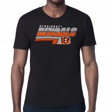 Cincinnati Bengals Starter Black Logo Push Graphic T-Shirt