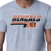 Cincinnati Bengals Starter Heather Gray Logo Push Graphic T-Shirt