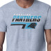 Футболка Carolina Panthers Starter Heather Gray Logo Push Graphic