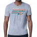 Miami Dolphins Starter Heather Gray Logo Push Graphic T-Shirt