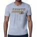 New Orleans Saints Starter Heather Gray Logo Push Graphic T-Shirt
